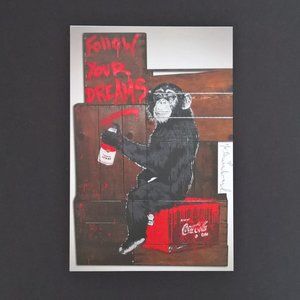 Mr. Brainwash "Follow Your Dreams" LA Art Show Event Promo Postcard 2011